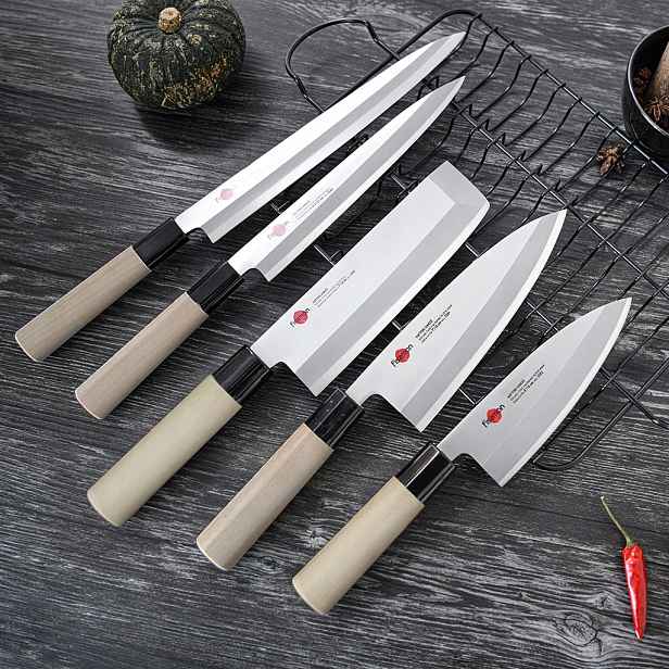 Nůž Nakiri Fissman Kensei Hanzo 18 cm, ocel AUS-8