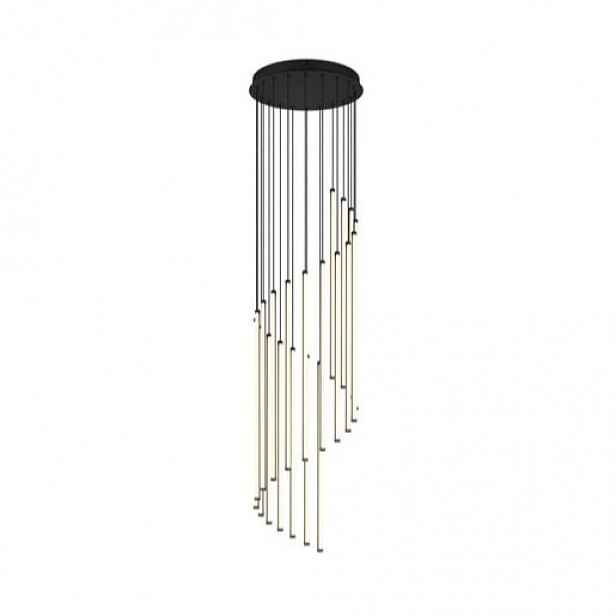 Trio BAXTER led závěsné osvětlení černá kov 330632032 TR330632032