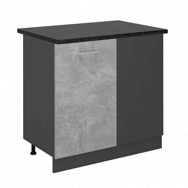 Vicco ROHOVÁ SKŘÍŇKA R-Line Beton 86 cm , PD Antracit