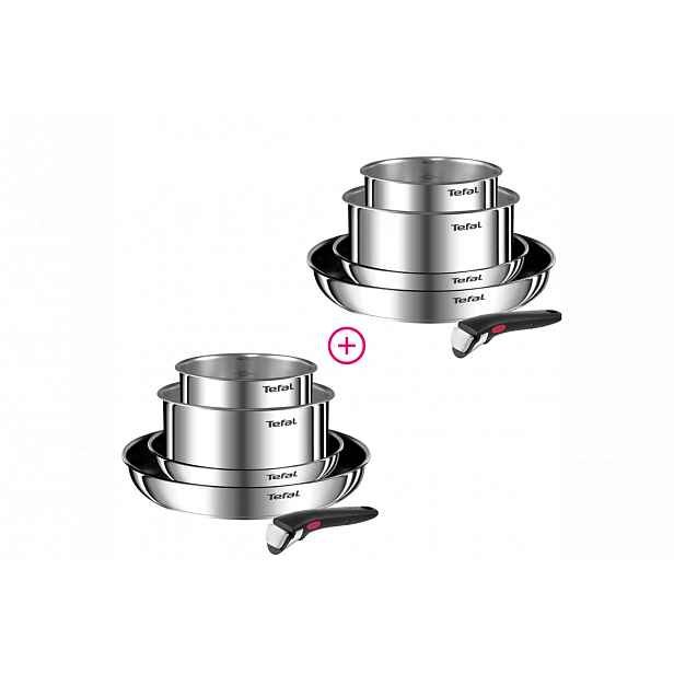 Akční set dvou sad nádobí Tefal Ingenio Emotion 5 ks L897S574