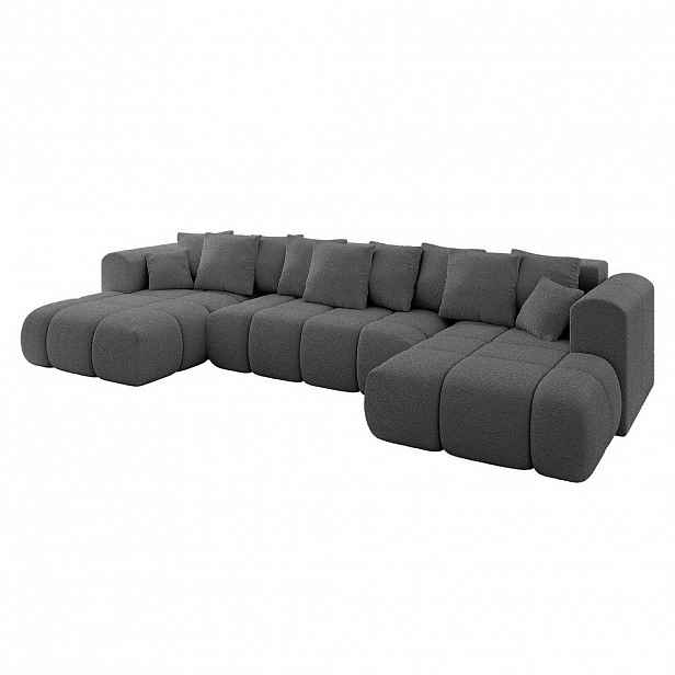 ALTDECOR SEDACÍ SOUPRAVA CLOUD-U-v1 405x185x90 šedá buklé