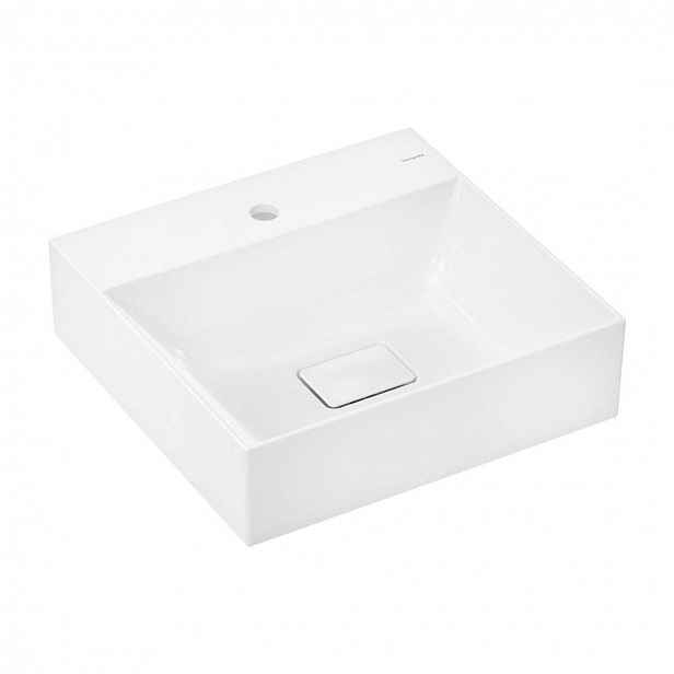 Hansgrohe Xevolos E - Umývátko 50x48 cm, bez přepadu, otvor pro baterii, SmartClean, bílá 61088450