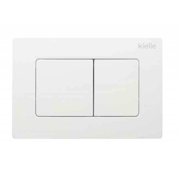 kielle Gemini New III - Ovládací tlačítko splachování, lesklá bílá 70229020