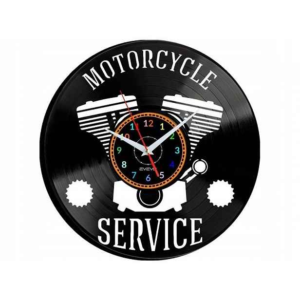 Motocyklový Servis Nápad na Dárek Nástěnná Dekorace z vinylové desky