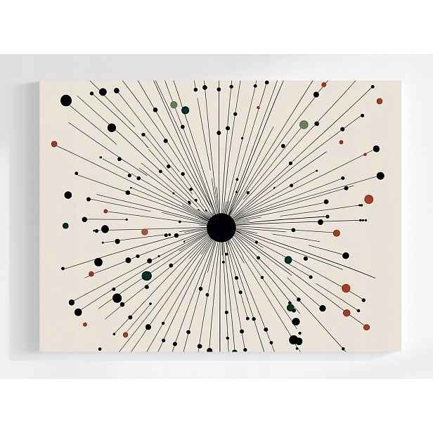 Obraz Na Plátně Canvas Grafika Geometrie Abstrakce Slunce 80x60
