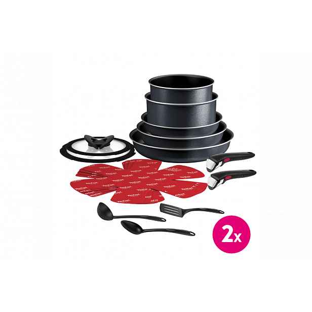 Akční set dvou sad nádobí Tefal Ingenio So Light 16 ks L7239642