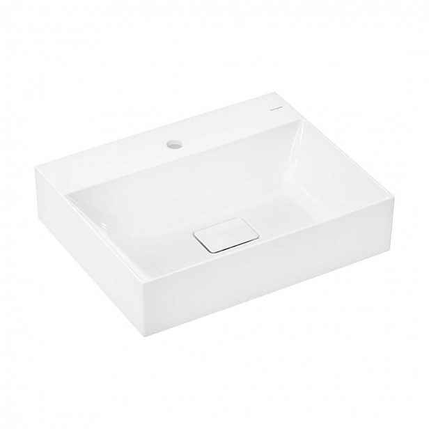 Hansgrohe Xevolos E - Umyvadlo 60x48 cm, bez přepadu, s otvorem pro baterii, SmartClean, bílá 61094450