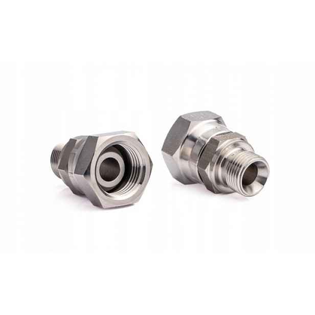 Nerezová spojka Gw 1/2" na Gz 3/8"