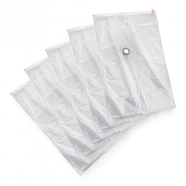 Sada 5 vakuových úložných obalů Compactor XLarge Vacuum Bags, 80 x 130 cm