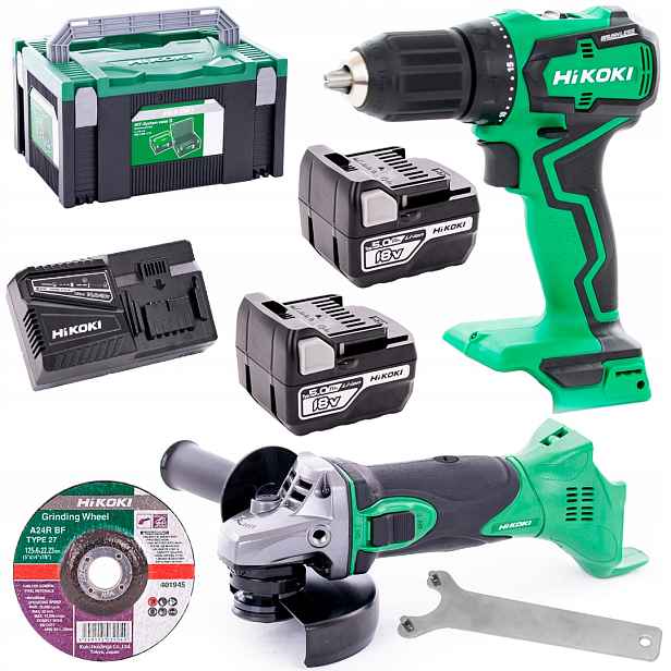 Combo 2 18V G18DSL2 125mm šroubovák DV18DD HiKOKI