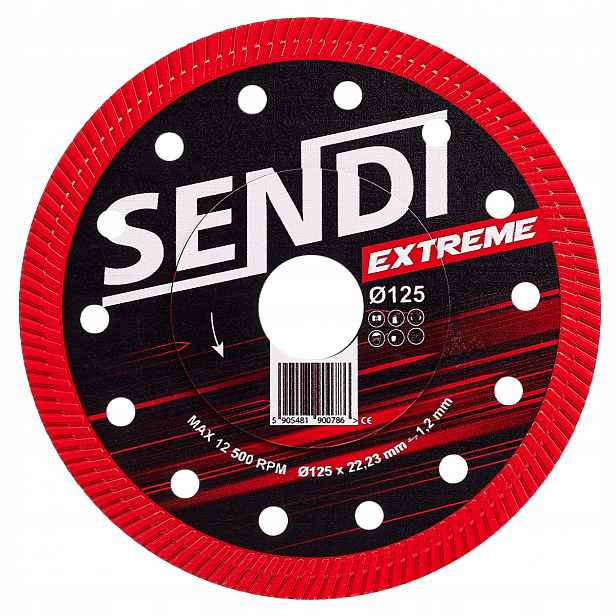 Diamantový kotouč na gres Sendi Extreme Ø125 mm