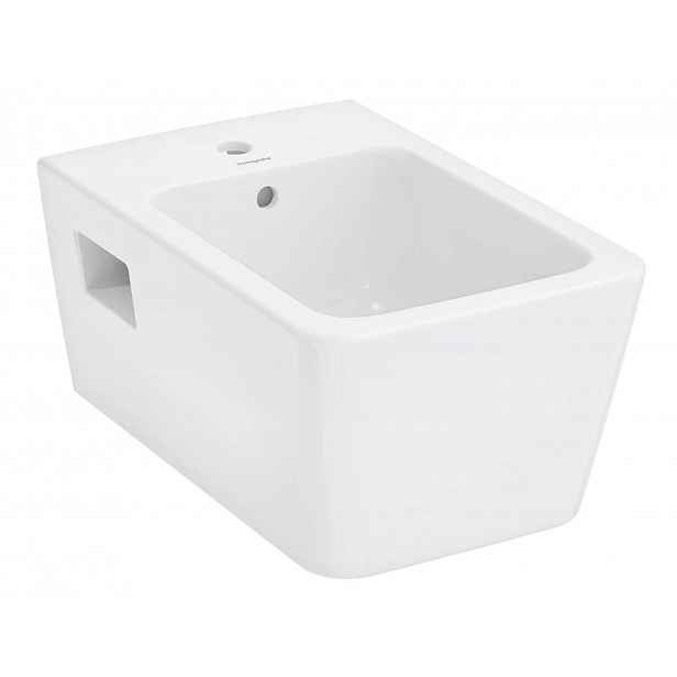 Hansgrohe EluPura Original Q - Závěsný bidet, otvor pro baterii, SmartClean, bílá 61172450