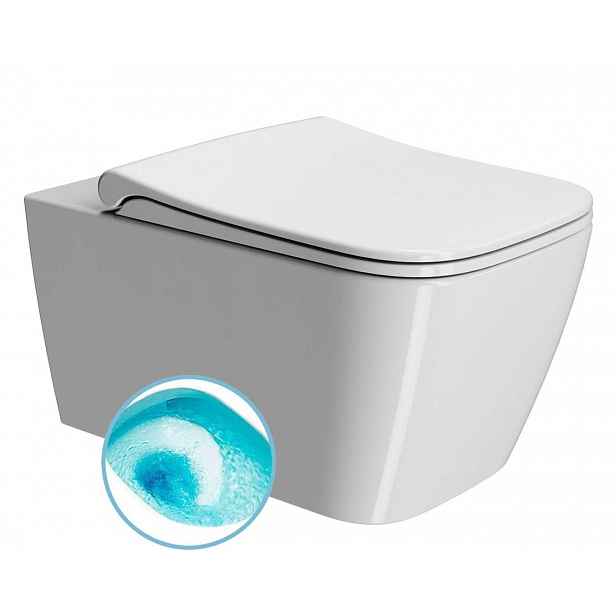 Sapho GSI Nubes - Závěsné WC, Swirlflush, ExtraGlaze, bílá 961511