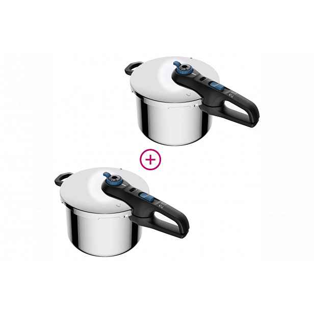 Akční set dvou tlakových hrnců Tefal Secure Trendy 8 l P2584401