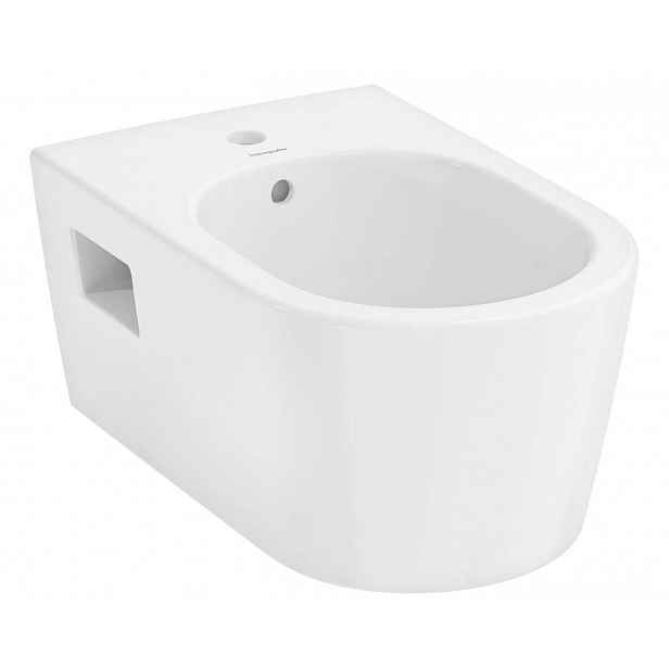 Hansgrohe EluPura Original S - Závěsný bidet, otvor pro baterii, bílá 60281450