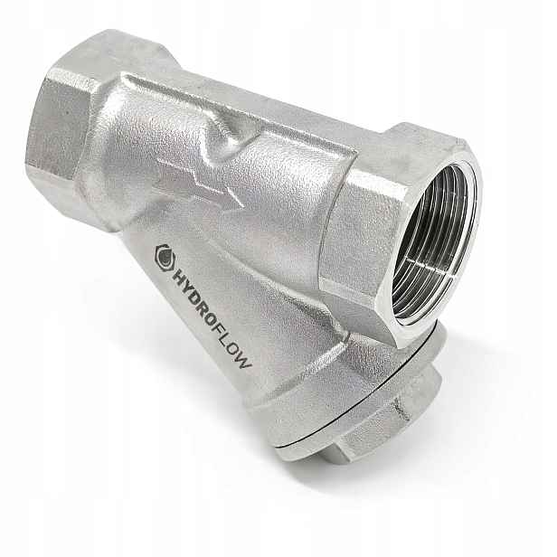 Šikmý síťový filtr Gw 1 1/2 0,5 mm DN40 SS316 nerezový