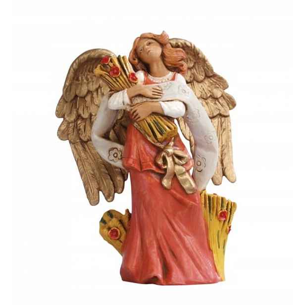 Figurka firmy Fontanini Anděl s obilím pro figurky o výšce 12 cm