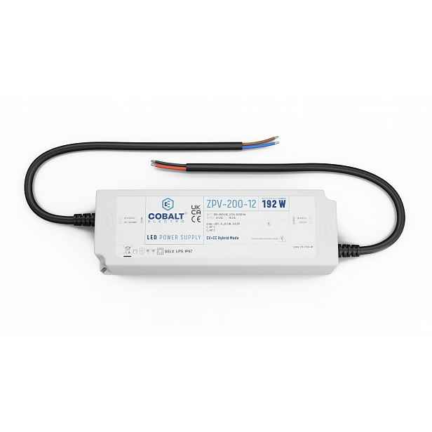 Napájecí zdroj pro Led pásku hermetický 12V DC 192W IP67 ZPV-200-12