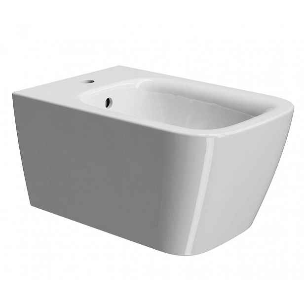 Sapho GSI Nubes - Závěsný bidet, otvor pro baterii, ExtraGlaze, bílá 9665111