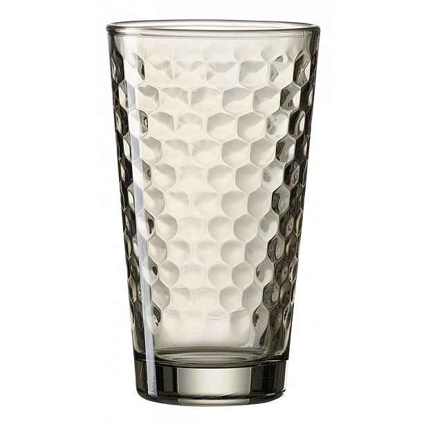 Sklenice Favo 400 ml, kouřově šedá