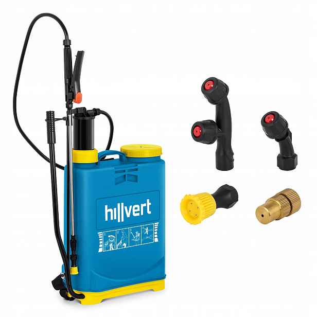 Tlakový Postřikovač Hillvert Ruční zahradní 16 L Lanca 51 cm 4.5 bar
