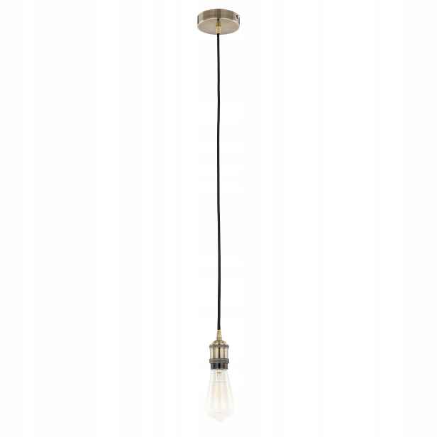 Závěsná lampa Italux Classo DS-M-034 Ø10 cm E27 Antique Brass