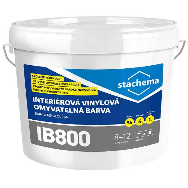 Barva vinylová Stachema IB800 bílá 7 kg