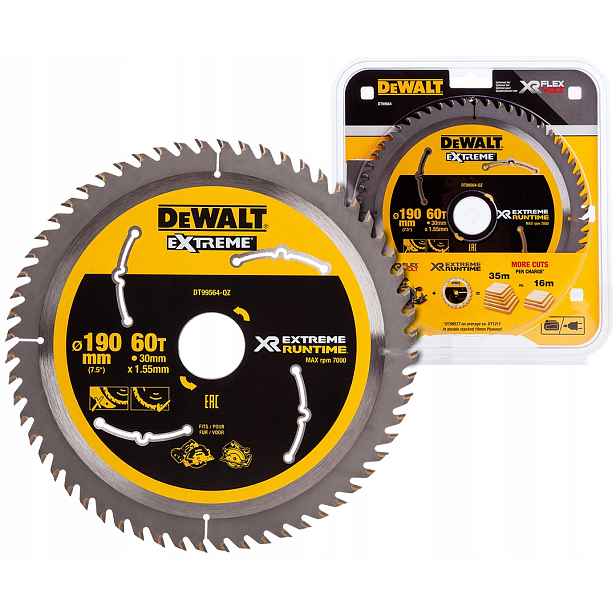 Kotoučová pila 190x60z x30 FlexVolt DeWalt DT99564