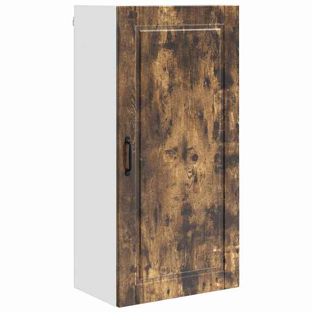 vidaXL Nástěnná skříňka PORTO Kouřový dub 50 x 31 x 100 cm