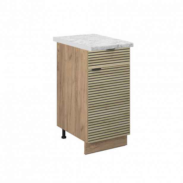 Vicco SPODNÍ SKŘÍŇKA KUCHYŇSKÉ LINKY Fame-Line Dubový panel 40 cm , PD Mramor