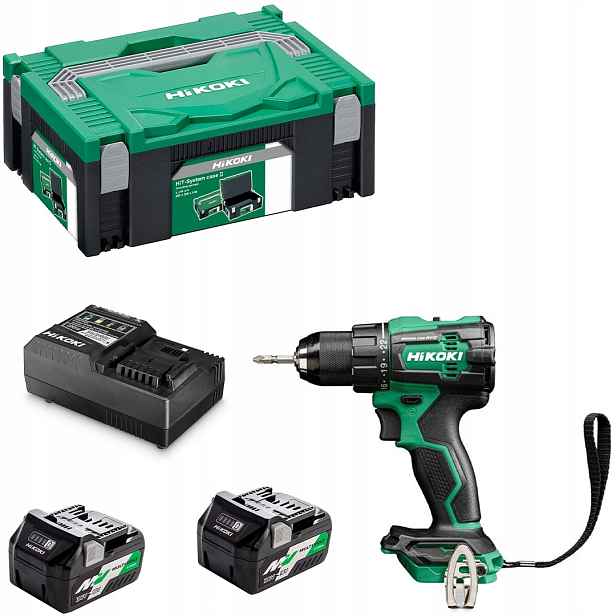 Aku Vrtačka HiKOKI DS18DE Wrz 18V 70Nm Bl 2x5Ah