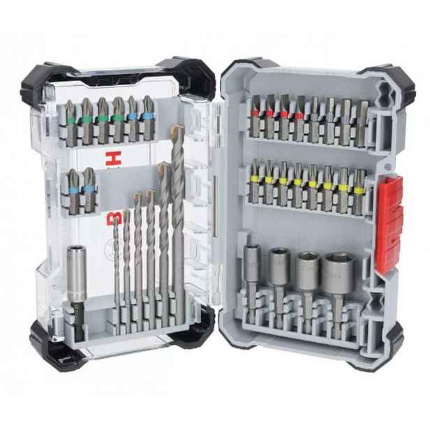 Bosch - 35dílná sada bitů a nástrčných klíčů 2607017728
