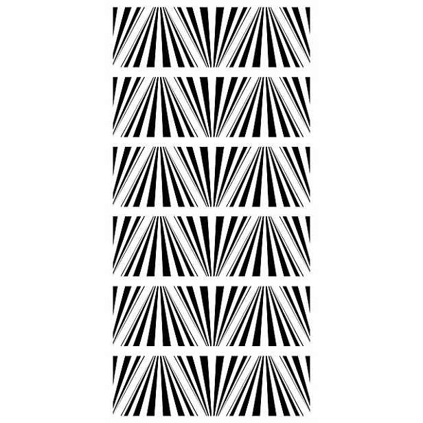 Omítací Šablona LuxBud Panel 16 pro ozdobné omítky 92 cm Dekor 3D Zeď