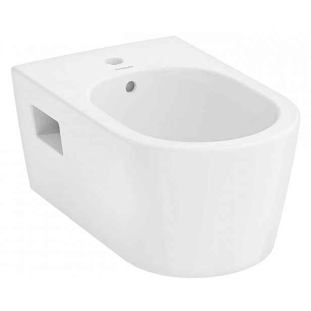 Hansgrohe EluPura Original S - Závěsný bidet, otvor pro baterii, HygieneEffect, bílá 62045450