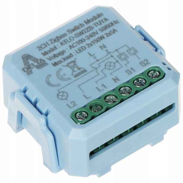 Inteligentní Spínač ATLO-SW2ZB-TUYA ZigBee, Tuya Smart