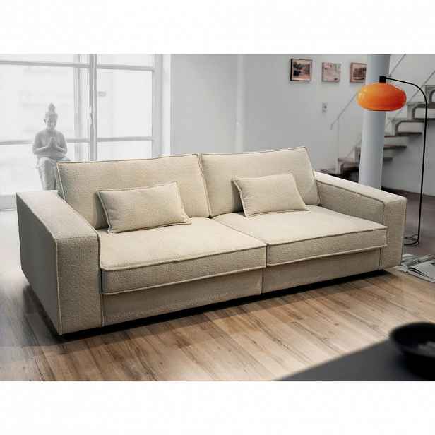 Livetastic POHOVKA BIG SOFA, plast, textil, kompozitní dřevo, béžová