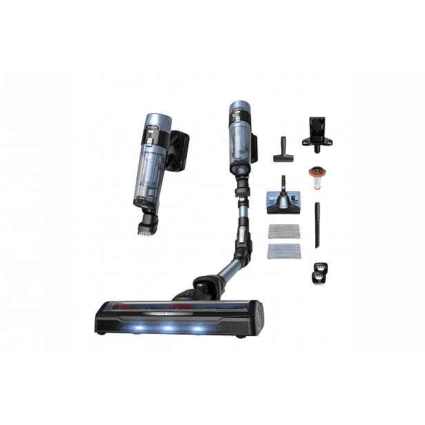 Tyčový vysavač Rowenta X-Force Flex 10.80 Allergy Aqua Auto 4v1 120 AW RH7AC1E0 Azurově modrý