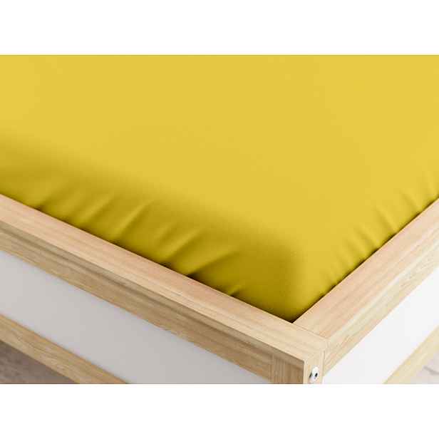 Froté prostěradlo žluté 180x200 cm Gramáž (hustota vlákna): Lux (190 g/m2)