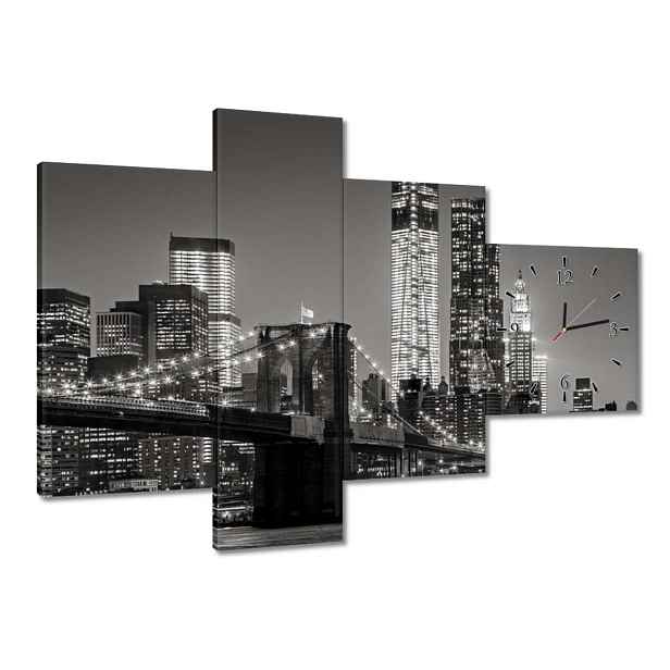 Hodiny 100x70 New York Manhattan most