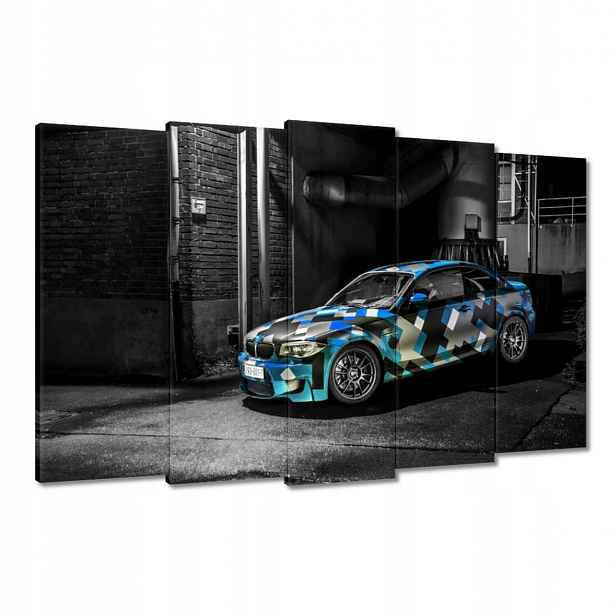 Obrazy 150x95 Tyrkysové Bmw