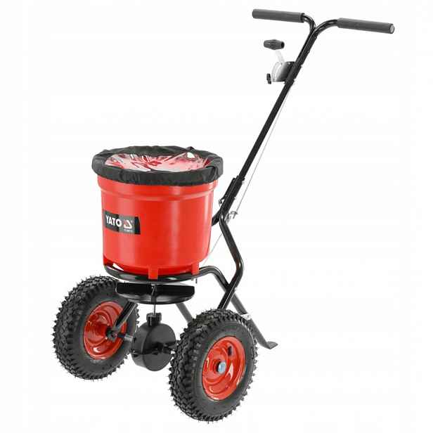 Rotační zahradní secí stroj Yato YT-86715 pro hnojivo, písek, semena 23 l 25 kg