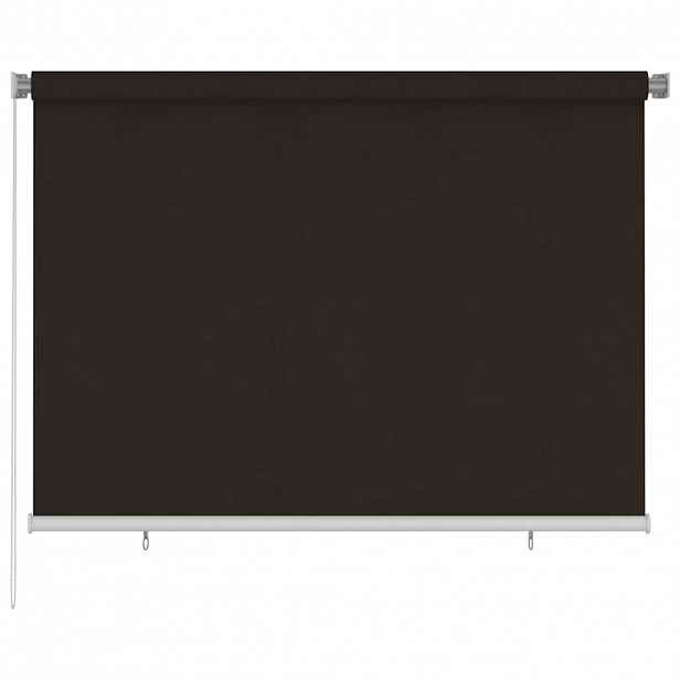 vidaXL Venkovní roleta 205 (Š) x 140 (V) cm hnědá HDPE