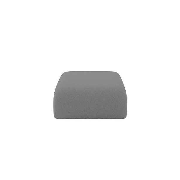 ALTDECOR MODULÁRNÍ TABURET MIRA-PUF 91x89x40 cm, šedý, buklé