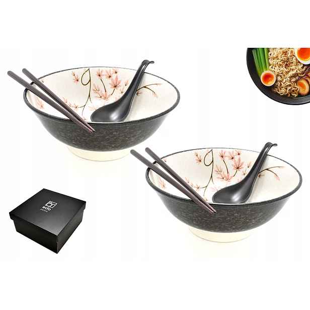 Sada 2 misek Ramen Maple Laef 22/1100 ml Box
