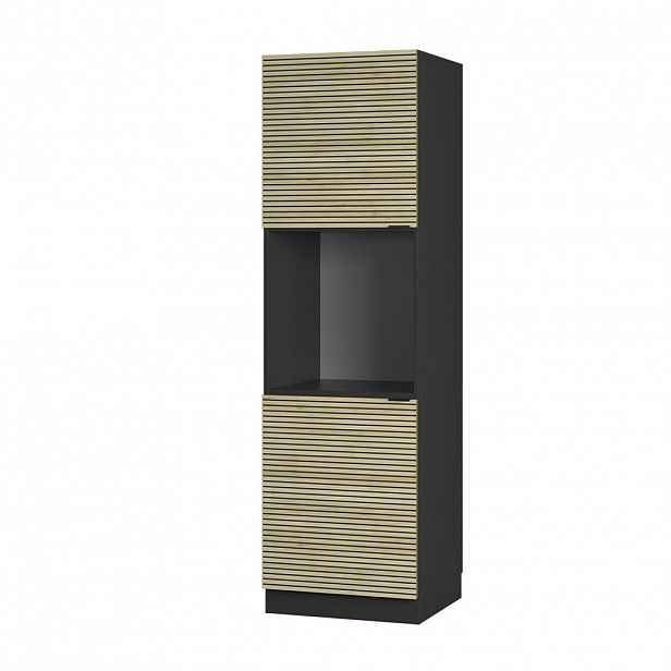 Vicco SKŘÍŇKA NA VESTAVĚNOU TROUBU Fame-Line Dubový panel 60 cm otevřený