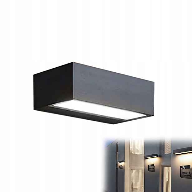 12W venkovní voděodolné nástěnné Led lampy IP65, dveřní reflektory, 20 cm
