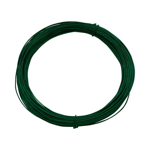Drát vázací Zn + PVC zelený průměr drátu 1,4 mm délka 50 m