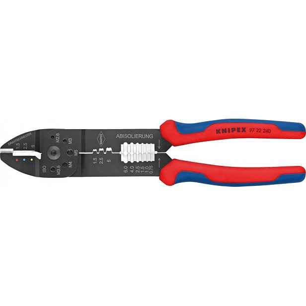 Lisovací kleště s funkcí řezání pro šrouby 240 mm 97 22 240 Knipex