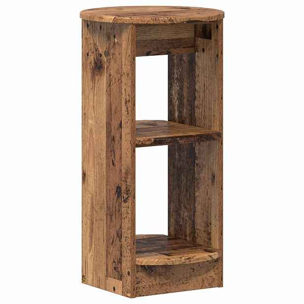 vidaXL Boční skříňka Staré dřevo 40 x 40 x 75 cm Dřevěný materiál