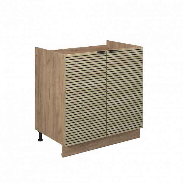 Vicco SKŘÍŇKA POD DŘEZ Fame-Line Dubový panel 80 cm bez pracovní desky